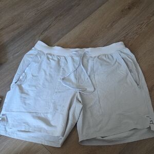 lululemon athletica Men's Light Blue Gray Athletic Shorts